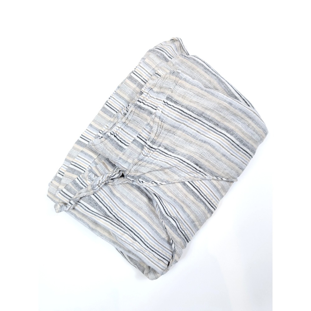 Just Living Linen Blend Wide Leg Beach Pants Women's Size Medium - Picture 4 of 7
